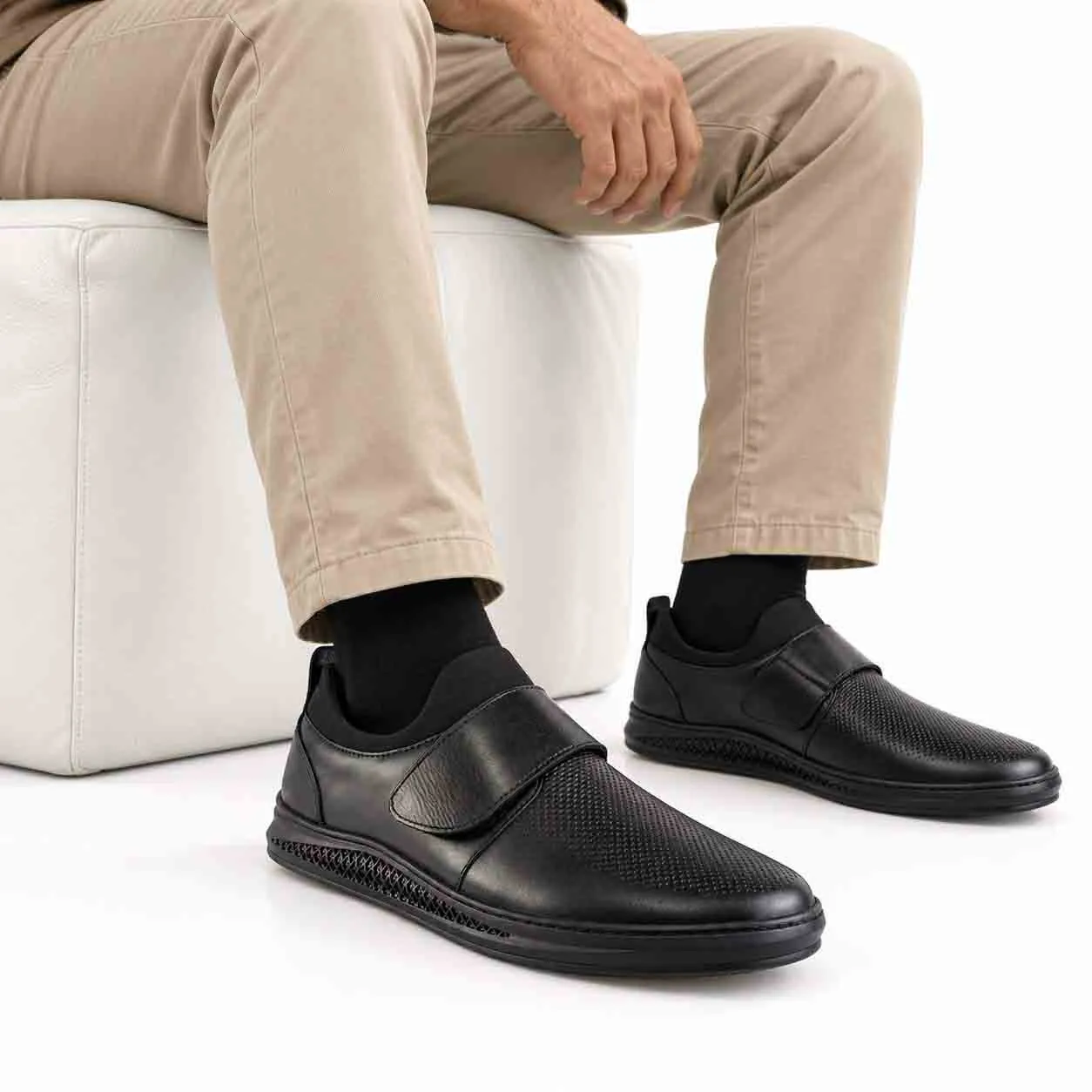 Chaussure pour homme 287 noir cuir ...........